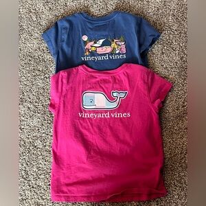 Vineyard Vines Pink and Blue Short Sleeve Tees